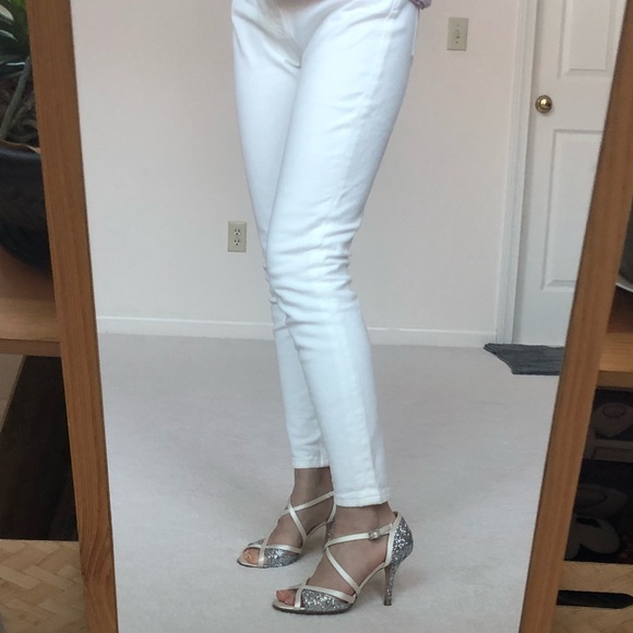 Kate Spade silver dress heels. - Picture 3 of 6